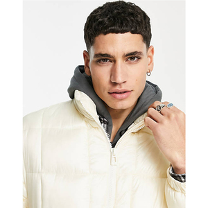 Wholesale 2022 Fashion Men <b>Padded</b> Winter <b>Jackets</b> Warm <b>Waterproof</b> Down <b>Jacket</b> for Man With Recycled Fibers Puffer Men's <b>Jacket</b> - Product Image 3