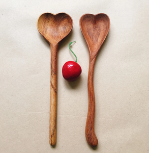 VIET FARGIMEX Écologique Fabriqué À La Main Longue Cuillères En Bois Naturel Ustensiles pour La Maison Artisanat En Bois Boîtes En Bois Signes Muraux - Product Image 1