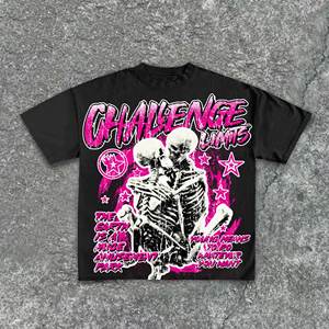 T-shirt tricoté pour hommes coupe courte vintage délavé à l'acide T-shirt décontracté imprimé DTG du fabricant personnalisé - Product Image 3