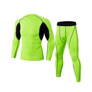 Juego de compresión de capa base de secado rápido para hombre, Rashguards deportivos de la mejor calidad, juego de capa base de Color personalizado - Product Image 4