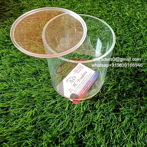 Boîte-cadeau en acrylique moderne faite à la main avec dessus en incrustation de coquillages personnalisés pour la présentation de cadeaux Premium Ramadan, Eid et anniversaire - Product Image 1