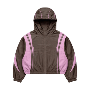 Ropa Deportiva con Logotipo Personalizado, Chaqueta Cortavientos para Hombre, Chándal 100% Poliéster, Ligero y Transpirable - Product Image 6