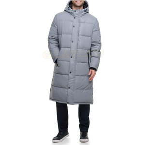 Vente directe d'usine, parka à capuche imperméable longue et grande taille, best-seller, qualité supérieure, respirante, pour homme, hiver - Product Image 4