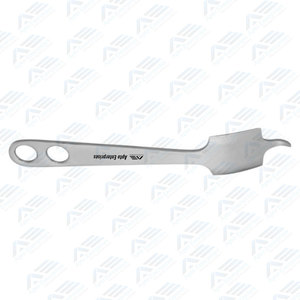 Elevador Óseo Hohmann de Acero Inoxidable con Punta Estrecha, 23.5 cm, Ancho de Hoja de 9.25 Pulgadas (43 mm), Herramientas Médicas - Product Image 2