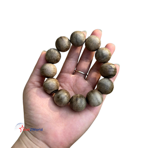 Vente en gros d'accessoires en bois d'agar de style vintage du Vietnam Bracelet en bois de taille personnalisée Perles Bracelets à maillons de chaîne de mode chauds - Product Image 3