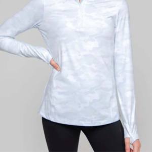 Women Golf Quarter-Zip Pullover - Quick-Dry and Breathable Fabric for Training and Casual Wear - Product Image 5