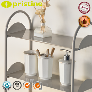 ชั้นวางของติดผนังเหล็ก 3 ชั้น รุ่นโมเดิร์น ยี่ห้อ OEM ขายส่ง รุ่น BR257 เหมาะสำหรับโรงงาน บ้าน DIY ห้องน้ำ ห้องนั่งเล่น เฟอร์นิเจอร์โรงแรม - Product Image 3