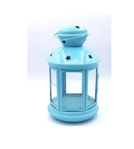 Lanternes en métal faites à la main, durables, écologiques, au design coloré et élégant, pour les mariages et la décoration suspendue de Noël - Product Image 1