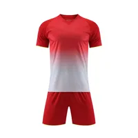 Venta al por mayor 100% poliéster sublimación camisetas de fútbol personalizado transpirable uniformes de fútbol conjunto con logotipo