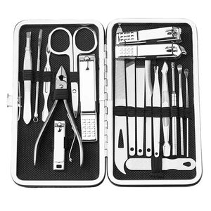 Wholesale Manicure Set Professional <b>Nail</b> Clippers Kit Pedicure Care Tools Stainless Steel Women Grooming Kit - Product Image 6