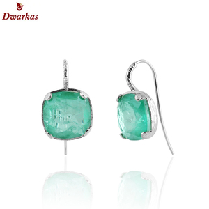 Classique Offre Spéciale 925 argent sterling Doublet caramel quartz pierre boucle d'oreille bijoux fins pour les femmes - Product Image 3