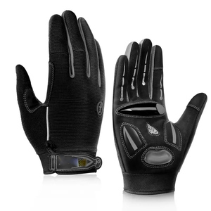 Cómodos guantes de ciclismo con almohadilla de gel para hombre, guantes de ciclismo de montaña y carretera, correa de muñeca ajustable para deportes al aire libre - Product Image 3