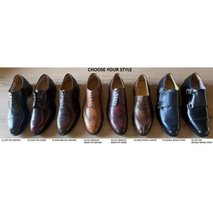 Chaussures Oxford en cuir pour homme, fabriquées à la main en Italie, de luxe - Product Image 5