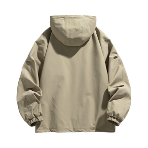 Veste coupe-vent unisexe en toile, style incroyable, personnalisée, avec fermeture éclair 1/4, slim, été, streetwear - Product Image 2