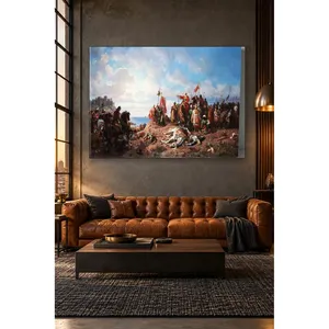 Impression sur toile de l'armée ottomane de Fida après la bataille en mer - Product Image 2