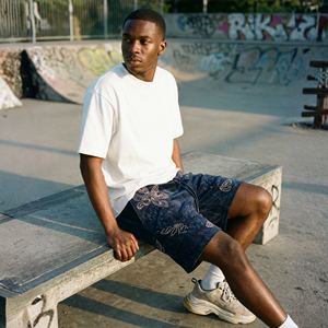 Men's <b>Shorts</b> Velour Heavyweight Rhinestone Embroidery Solid Eco-Friendly Streetwear Baggy <b>Y2K</b> Hip Hop Casual Gym Sweat <b>Short</b> - Product Image 5