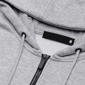 Sweat à capuche zippé pour homme, automne, matière en coton respirant et écologique, avec couleurs et logo personnalisés - Product Image 4