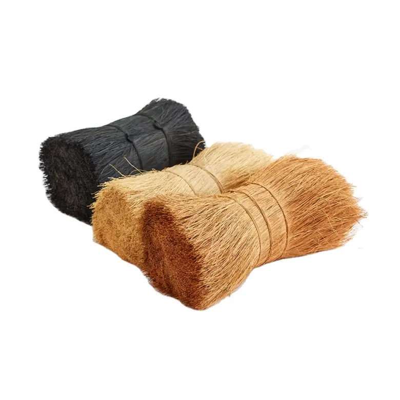 Assured Quality Hot Selling Sustainable 100% Natural Bleached and Unbleached Waste Fiber Coir Bristle Fiber