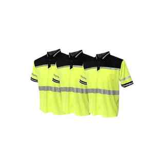 Chemises de sécurité, vêtements de travail haute visibilité, réfléchissants, respirants, durables, chemises personnalisées OEM pour les travailleurs routiers et sur chantier - Product Image 3