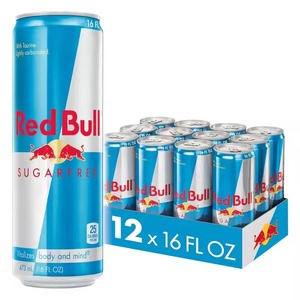 Red Bull şekersiz enerji içeceği 16 FlOz 12 kafein ile paketleyebilir taurin <span class=keywords><strong>Ginseng</strong></span> & Inositol lal sertifikalı kutulu içecekler