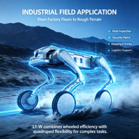 Robot chien quadrupède bionique intelligent à intelligence artificielle pour l'inspection industrielle, la patrouille de sécurité, la surveillance environnementale et le sauvetage d'urgence