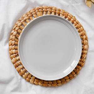 Manteles individuales de jacinto de agua tejidos a precio de fábrica para accesorios de mesa de boda - Product Image 3