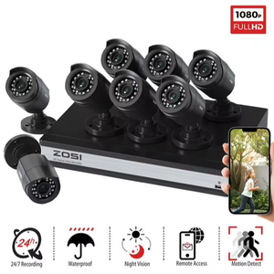 Available in Stock 16 Channel Security <b>Camera</b> System ZOSI Wired 1080p CCTV System Motion Detection - Product Image 1