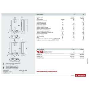 Calentador de Agua a Gas Metano Ariston Next Evo X SFT de 16 Litros, Bajo en NOx, ErP, con Cámara Sellada - Product Image 5