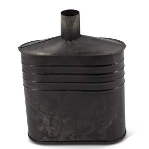 Florero de metal para decoración del hogar elaborado con elegancia, perfecto para aquellos que aprecian la belleza audaz y el diseño atemporal - Product Image 2