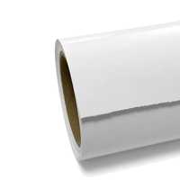 Rouleau de vinyle auto-adhésif durable à séchage rapide, haute adhérence, imprimable, éco-solvant, imperméable, pour enveloppement extérieur de voitures et motos, 0,914m-1,52m