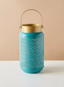 Linterna de metal con detalle de cutwork hecha a mano con mango a precio asequible - Product Image 6