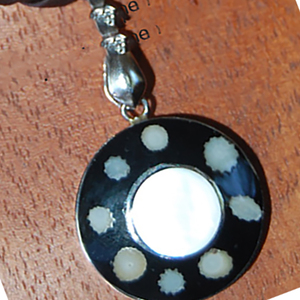 Pendentifs en coquillage, BIJOUX EN COQUILLAGE, pendentif en forme de cœur, motif coquillage en acier inoxydable, plaqué or, art recyclé unique, cadeau - Product Image 2