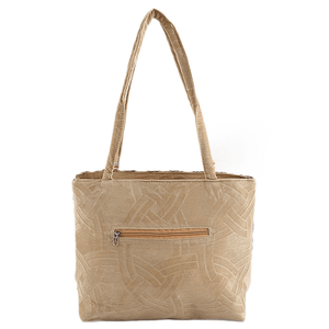 Sac à main brodé pour femme - Camel - Product Image 3