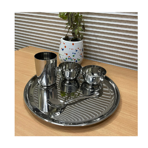 Assiette plate en acier et assiette ronde estampée pour une utilisation à la main au meilleur prix - Product Image 1