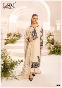 Matériel de robe en coton pour pelouse lourde pakistanaise Catalogue complet disponible au tarif de gros - Product Image 3