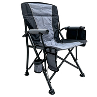 Chaises de camping chauffantes à cadre en fer, très vendues - Design moderne, durables et portables, chaises pliantes d'extérieur