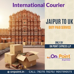 Servicio de mensajería exprés de Jaipur a Reino Unido, entrega pagada, seguro de puerta de aire, 24/7, compatible con la responsabilidad del comprador, disponible de forma gratuita - Product Image 2