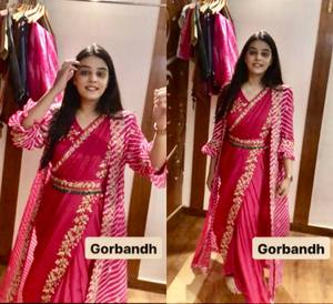 ชุดส่าหรีพิมพ์ลายดิจิทัลดีไซน์ใหม่ล่าสุดสำหรับงานปาร์ตี้แนวจีนเสื้อผ้าอินเดียและปากีสถาน - Product Image 2