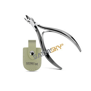 Kit Profesional para Recortar Cutículas con Estuche de Cuero, Tijeras de Acero Inoxidable Afiladas para Cutículas, Cortador de Cutículas - Product Image 1