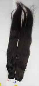 Extensiones de cabello Remy recto de color natural de un solo donante Cabello indio Paquetes crudos Cabello humano de alta calidad - Product Image 6