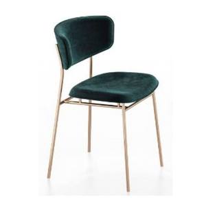 เก้าอี้ออตโตมันสไตล์อเมริกันโมเดิร์นสำหรับห้องนั่งเล่น วัสดุเหล็กและผ้า ให้ความรู้สึกสบายมาก - Product Image 2