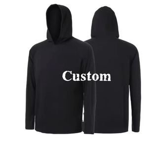Maillot de pêche personnalisé avec logo UPF 50, à capuche, séchage rapide, polyester, manches longues ou courtes, protection UV, imperméable, technique d'impression - Product Image 5