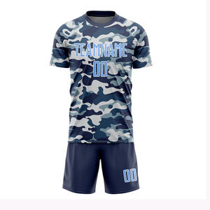Uniformes de fútbol de sublimación personalizados para adultos, jersey de poliéster, ropa deportiva, conjuntos de camisetas de fútbol con número de equipo - Product Image 1