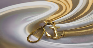 Llavero de ancla Náutica de latón antiguo Llavero marino coleccionable con llavero de metal de ancla - Product Image 2