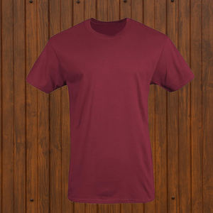 T-shirts pour hommes en mélange de coton à col rond, manches courtes, imprimés personnalisés, mélange de coton à 25% - Product Image 3