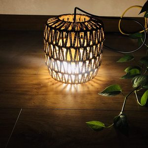 VENTA CALIENTE SOMBRA DE LÁMPARA DE BAMBÚ CON CUENTAS Y TAMAÑO PERSONALIZADO SUMINISTROS DE DECORACIÓN DE NAVIDAD BODA - Product Image 2