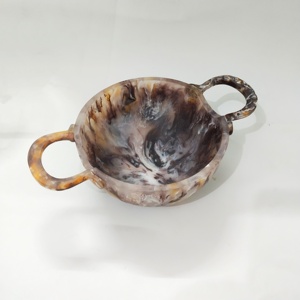 ชุดชามเต่าเรซิ่นปลอดสารพิษ 100% สำหรับอาหาร จำนวน 3 ใบ พร้อมหูจับถนัดมือ ผิวด้าน - Product Image 3