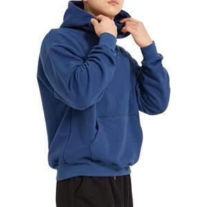Sweat-shirts à capuche vierges pour hommes, épais, coupe oversize, épaules tombantes, multicolores, service de fabrication de logos personnalisés, vente en gros - Product Image 3