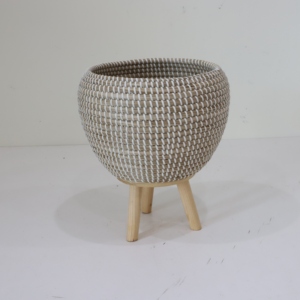 ตะกร้าหวายทะเลทรงกลม - Product Image 4