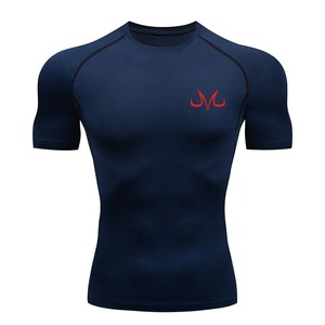 Premium <b>Men's</b> Casual Jogging Wear New Summer Breathable Shirt 2025 Customize 3D Printed Rash Guard - Product Image 1